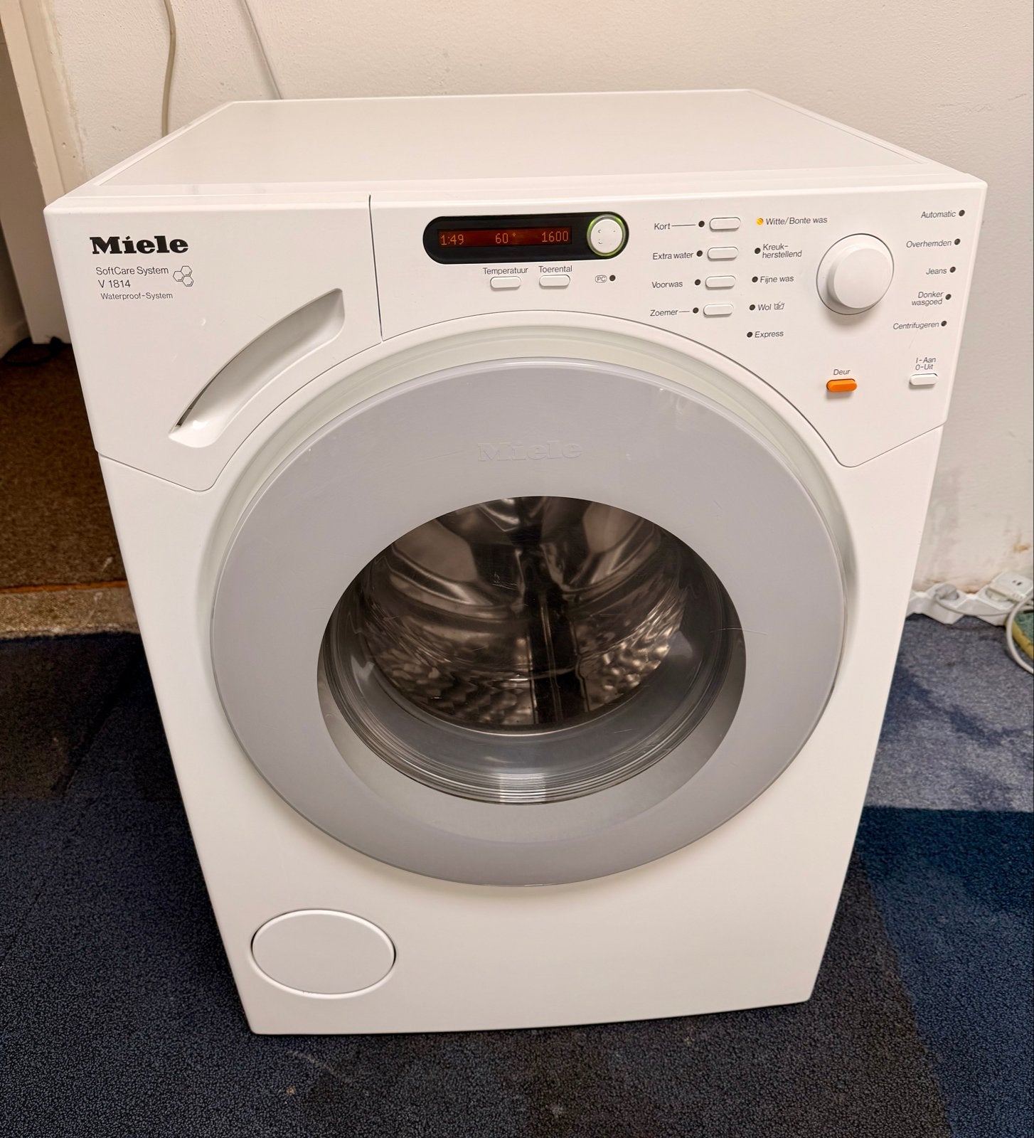 Miele W 1716 SoftCare System Wasmachine - 1600 toeren, 6 tot 8 kg, Gebruikt, Germany, Www.miele.com