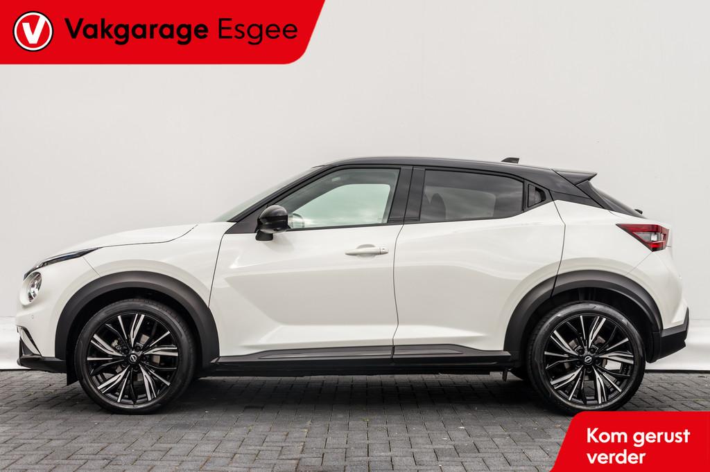 Nissan Juke 1.0 115 PK DIG-T N-Design Automaat | Ned Auto |, Auto's, Nissan, Met garantie (alle), Wit, Origineel Nederlands, Bedrijf