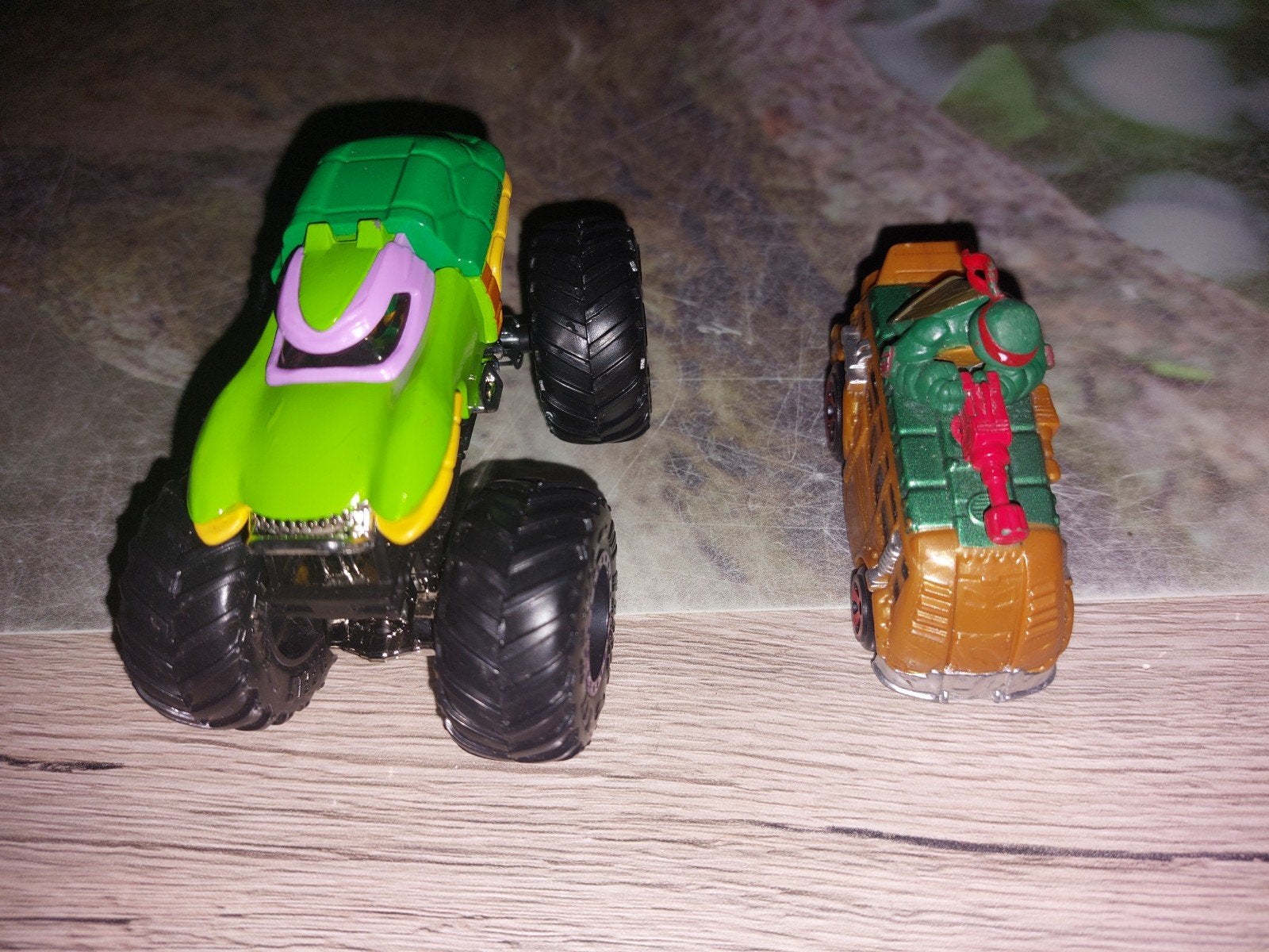 Twee Teenage Mutant Ninja Turtles voertuigen, Ophalen, Zo goed als nieuw
