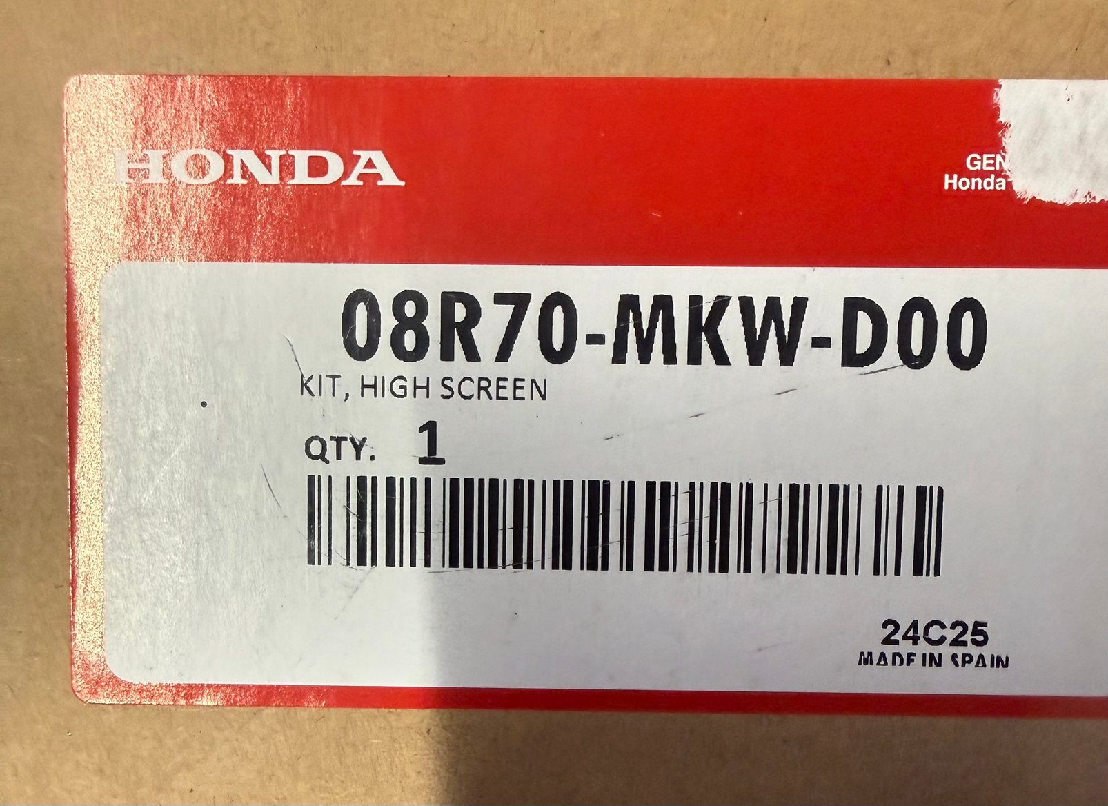 Verhoogd windscherm Honda NC 750 X bwj 21/24, Ophalen, Nieuw