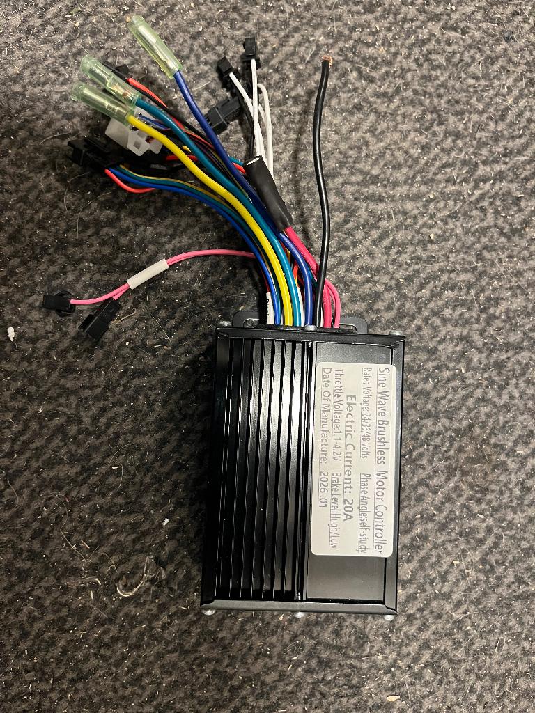 E-bike speed controller 20A 500W 24/36/48V, Fietsen en Brommers, Elektrische fietsen, 59 cm of meer, Ophalen of Verzenden, Zo goed als nieuw