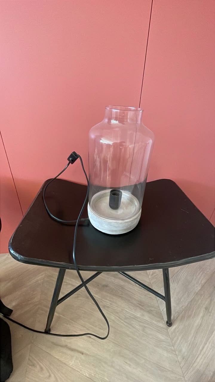 Lamp, gratis af te halen., Ophalen, Zo goed als nieuw, Rond, Minder dan 55 cm