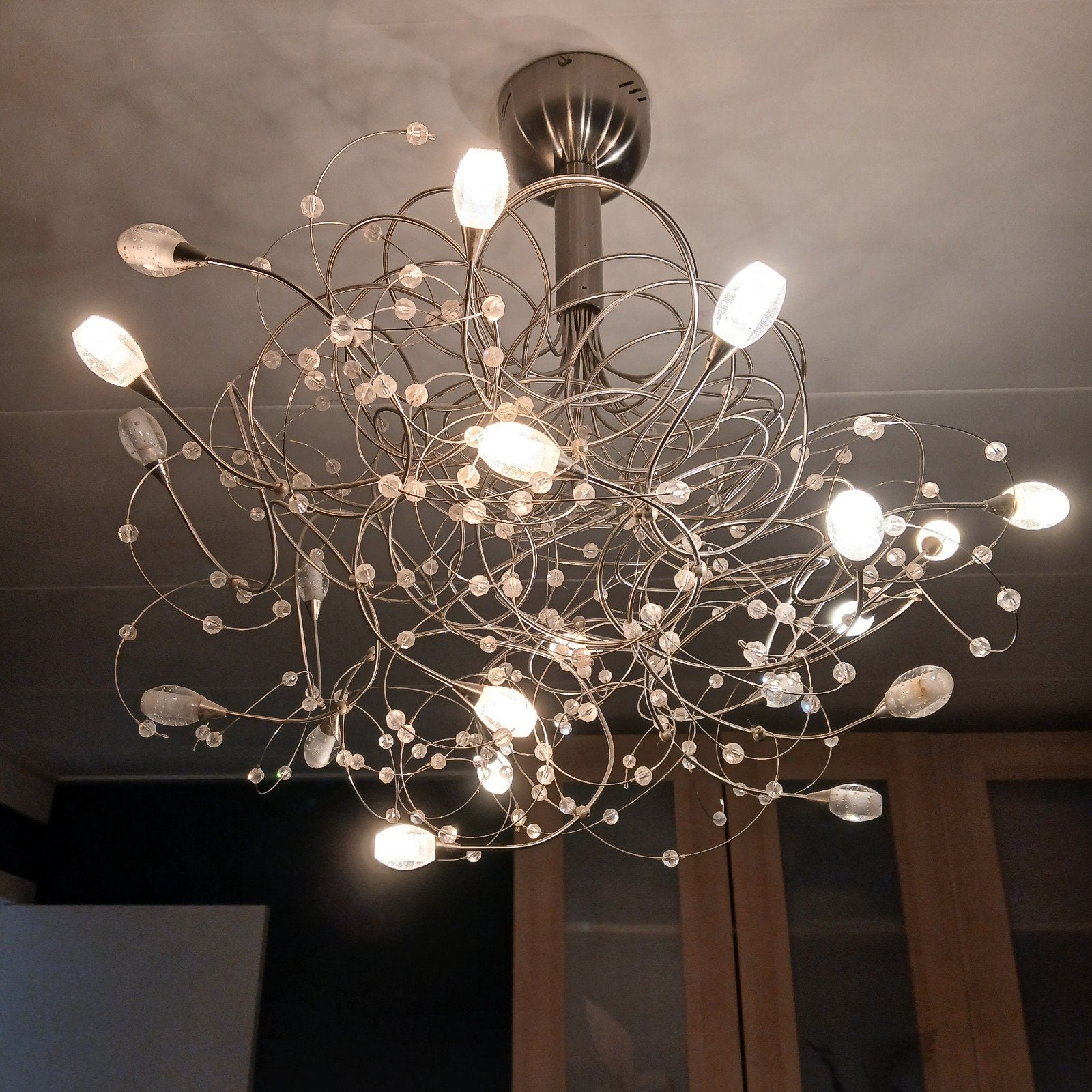 Design hanglamp, Gebruikt, Glas, Minder dan 100 cm, Modern, Design, Sfeervol