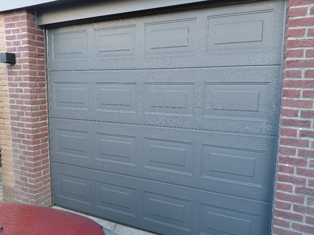 Novaferm garagedeur sectioneel 220 x 240, Ophalen, Kunststof, Gebruikt, Garagedeur
