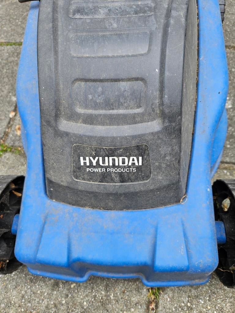 Hyundai elektrische grasmaaier, Cirkelmaaier, Gebruikt, Elektrische grasmaaier, Ophalen of Verzenden