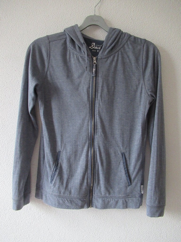 Daz blauw/grijs vest met capuchon, Kleding | Dames, Ophalen of Verzenden, Zo goed als nieuw, Maat 36 (S), Blauw