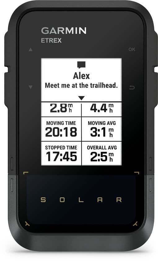 Garmin eTrex Solar handheld gps – zonne-energie, multiband, Triple J Online, Info@triplejonline.nl, De Spinnekop 9