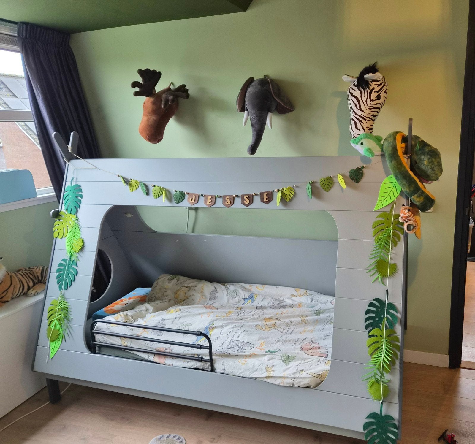 Woood trip tap bed zgan, Ophalen, Zo goed als nieuw, 180 cm of meer, 85 tot 100 cm