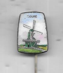 JOURE PRACHTIGE MOLEN FRIESLAND SPELD, Verzamelen, Speldjes, Pins en Buttons, Ophalen of Verzenden, Gebruikt, Stad of Land, Speldje of Pin