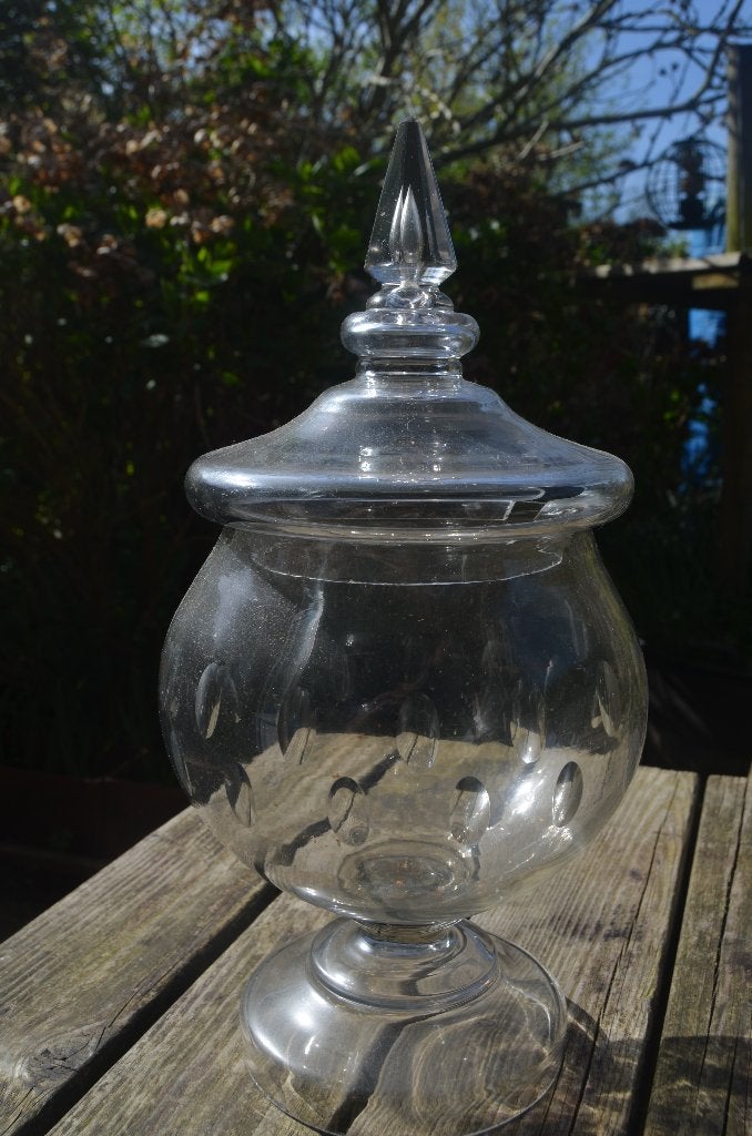 Fraaie glazen punchbowl bak / pot / bowl, Ophalen of Verzenden