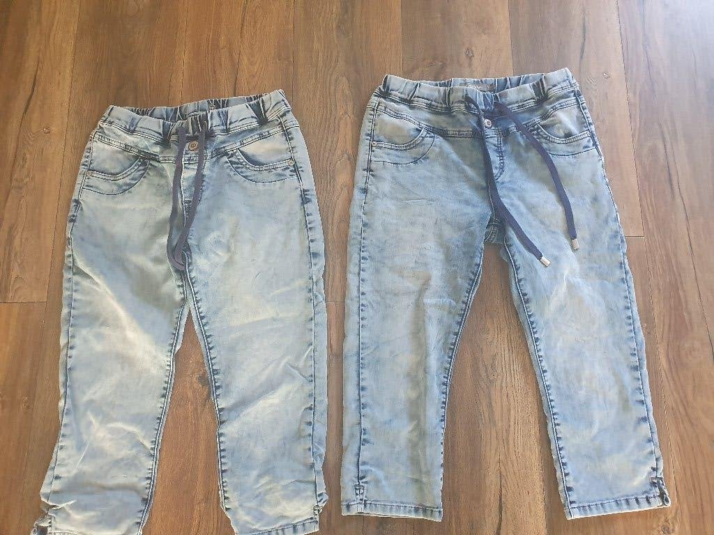 2x drie kwart Geisha denim broeken maat 34, Geisha, Blauw, Ophalen of Verzenden, Driekwart