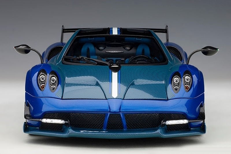 Pagani Huayra BC (Blu Francia/Carbon) AutoArt, Ophalen of Verzenden, Nieuw, Auto, Autoart