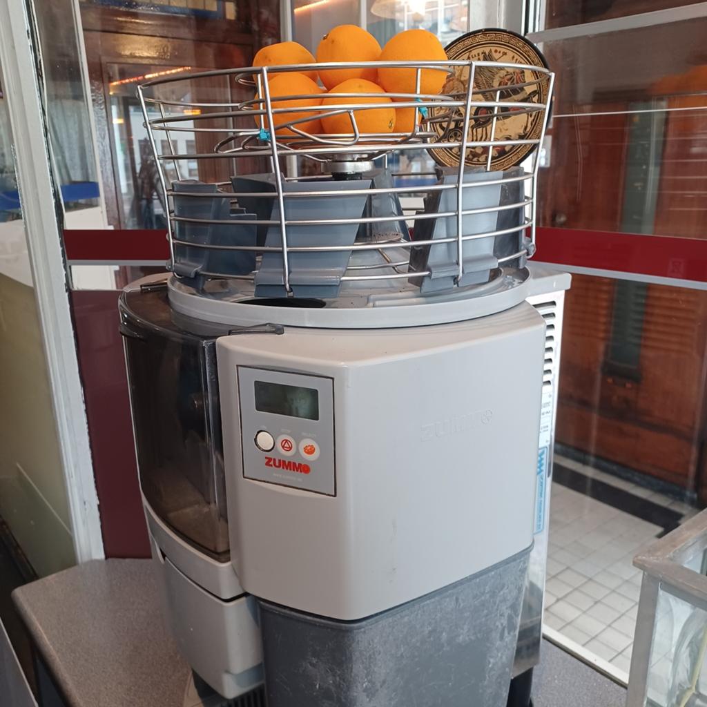 Professionele Zummo Citruspers - Perfect voor Horeca, Ophalen of Verzenden, Gebruikt, Elektrisch, Citruspers