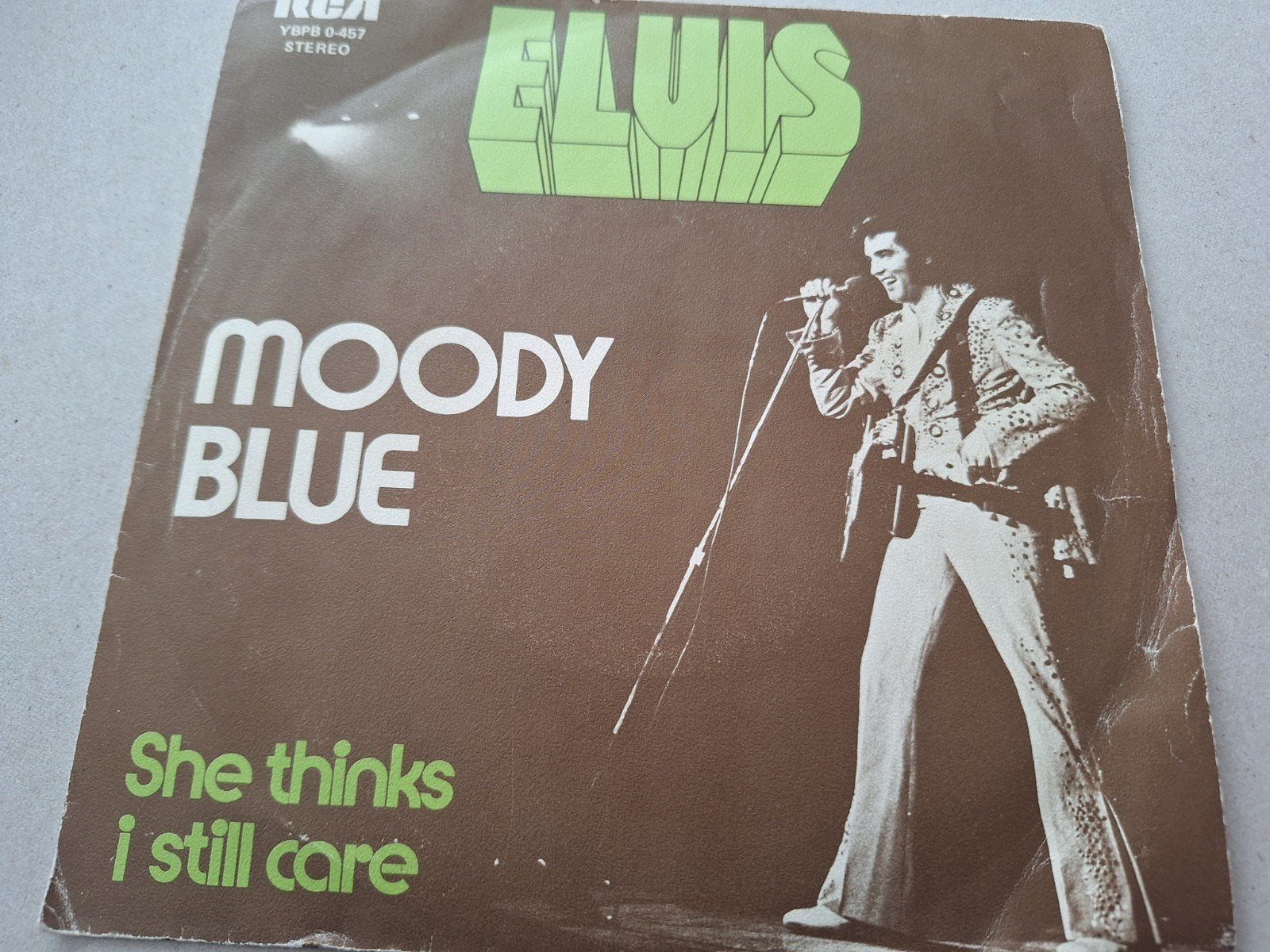 Elvis Presley - Moody Blue / She Thinks I Still (Single, Cd's en Dvd's, Fotohoes, Verzenden, Gebruikt, Pop