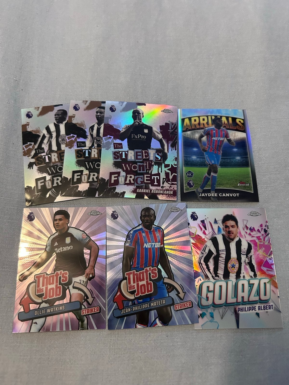 Voetbal Spelerskaarten - Topps Chrome insert bundle, Ophalen of Verzenden, Zo goed als nieuw, Buitenlandse clubs, Spelerskaart