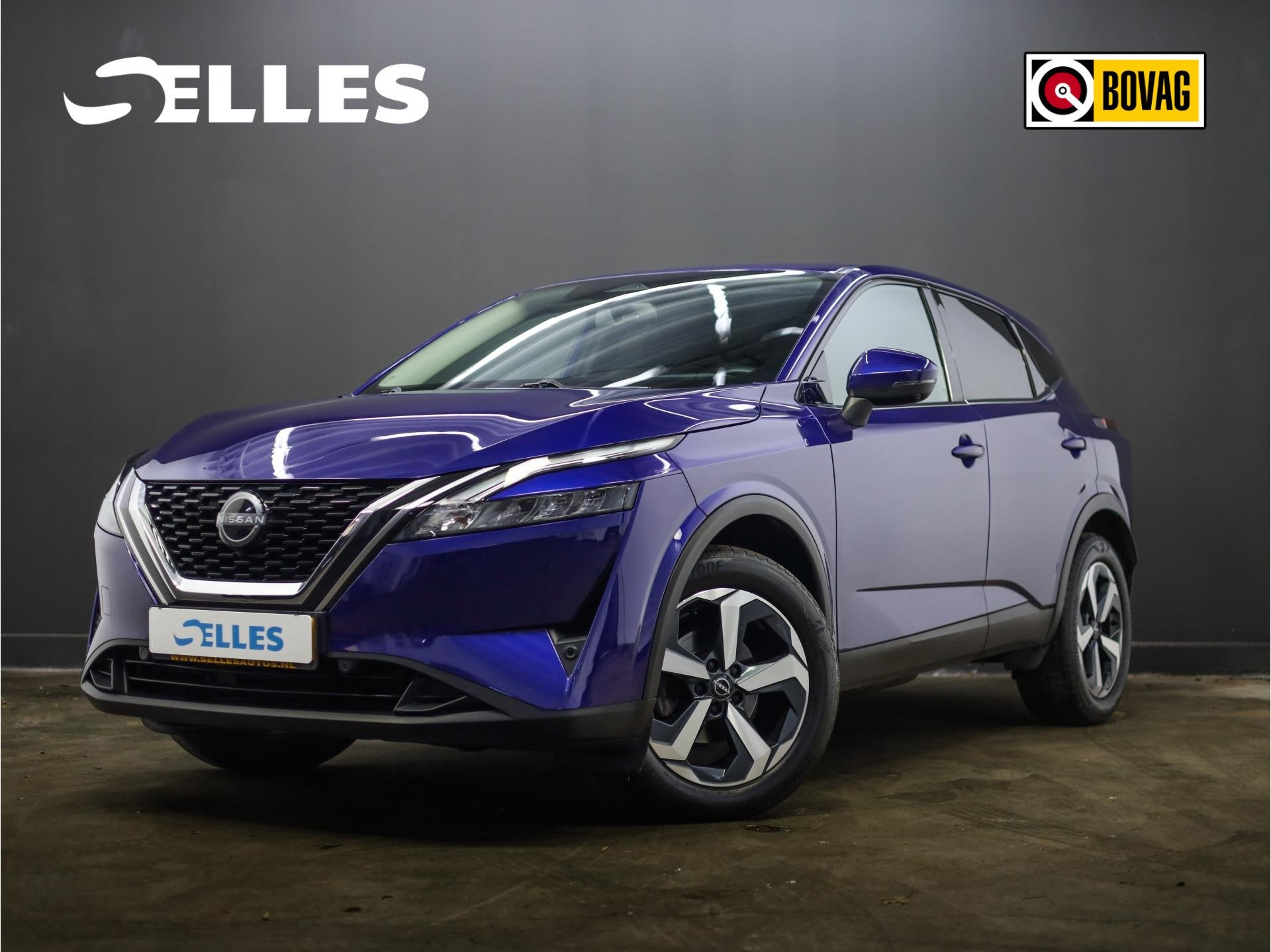 Nissan Qashqai 1.3 MHEV Xtronic N-Connecta | Carplay & Andro, Auto's, Stof, Blauw, Bedrijf, Qashqai