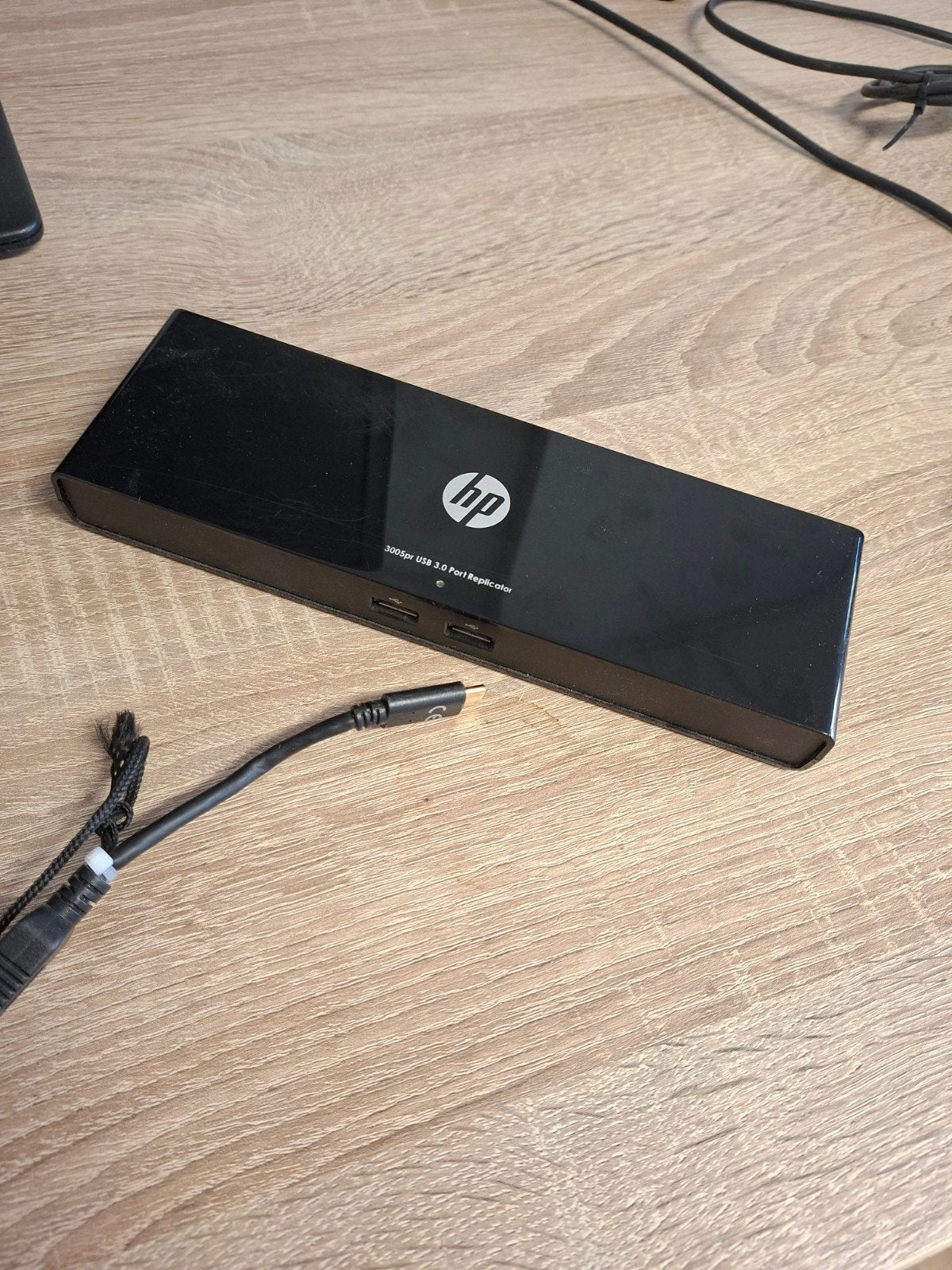 HP 3005pr USB 3.0 Port Replicator Docking Station, Ophalen, Laptop, HP, Docking station