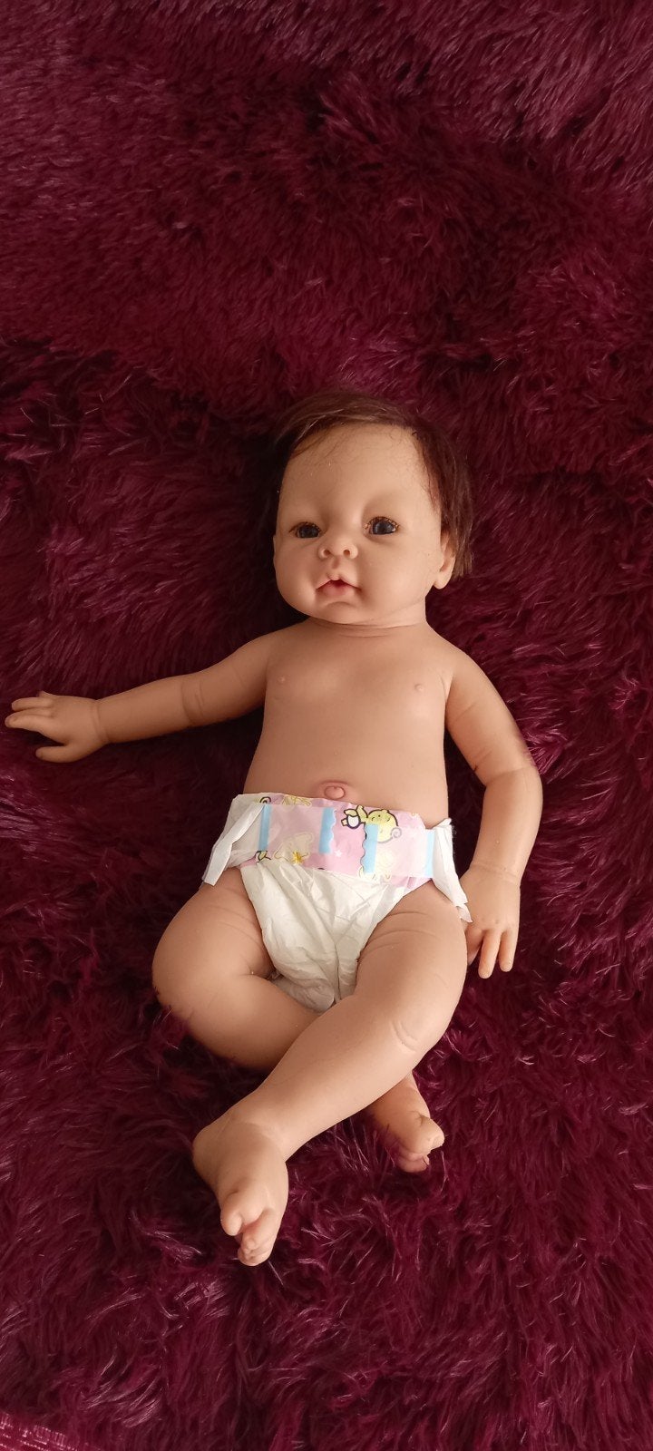 Silcone baby 45 cm, Ophalen of Verzenden, Poppenhuis