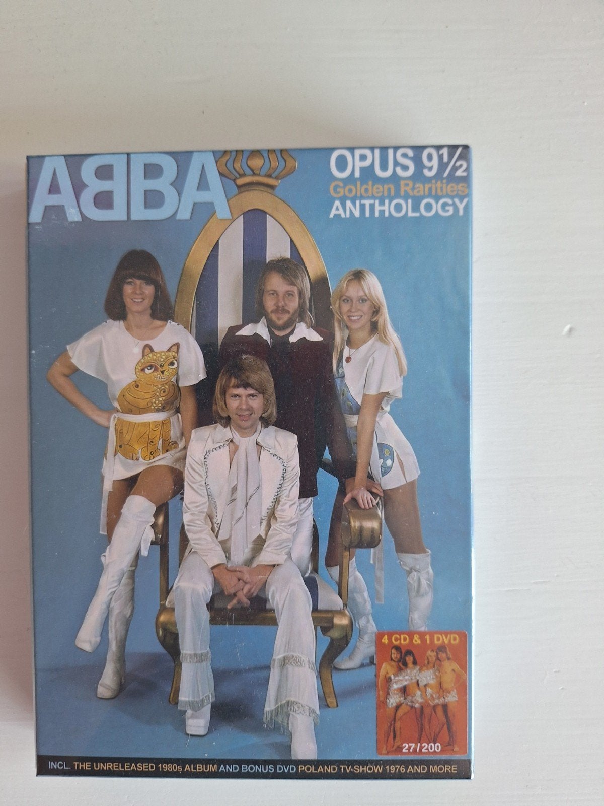 ABBA Opus 9 1/2 Golden Rarities Anthology 4CD + 1DVD, Boxset, Inclusief boekje, Nieuw in verpakking, Verzenden