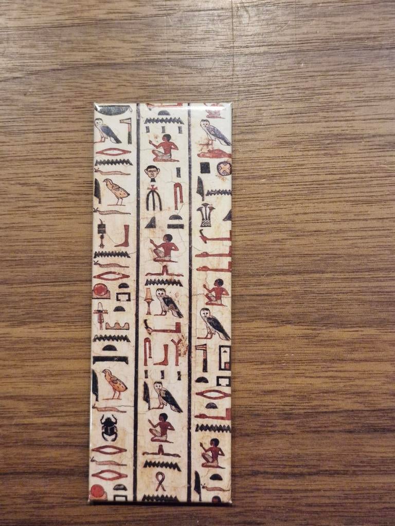 311 Magneet Peftjaoeneith met Egyptische hiërogliefen, Ophalen of Verzenden