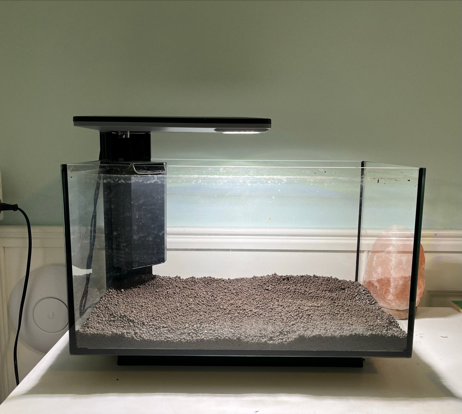 Superfish aquarium Quadro 40 Pro met verlichting en filter., Ophalen, Gebruikt, Superfish, Inclusief deksel