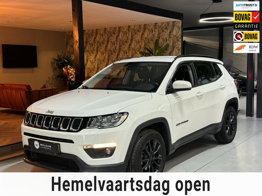Jeep Compass 1.4 MultiAir Longitude NAP Garantie Trekhaak Ca, Auto's, Jeep, Voorwielaandrijving, 450 kg, Gebruikt, Leder en Stof
