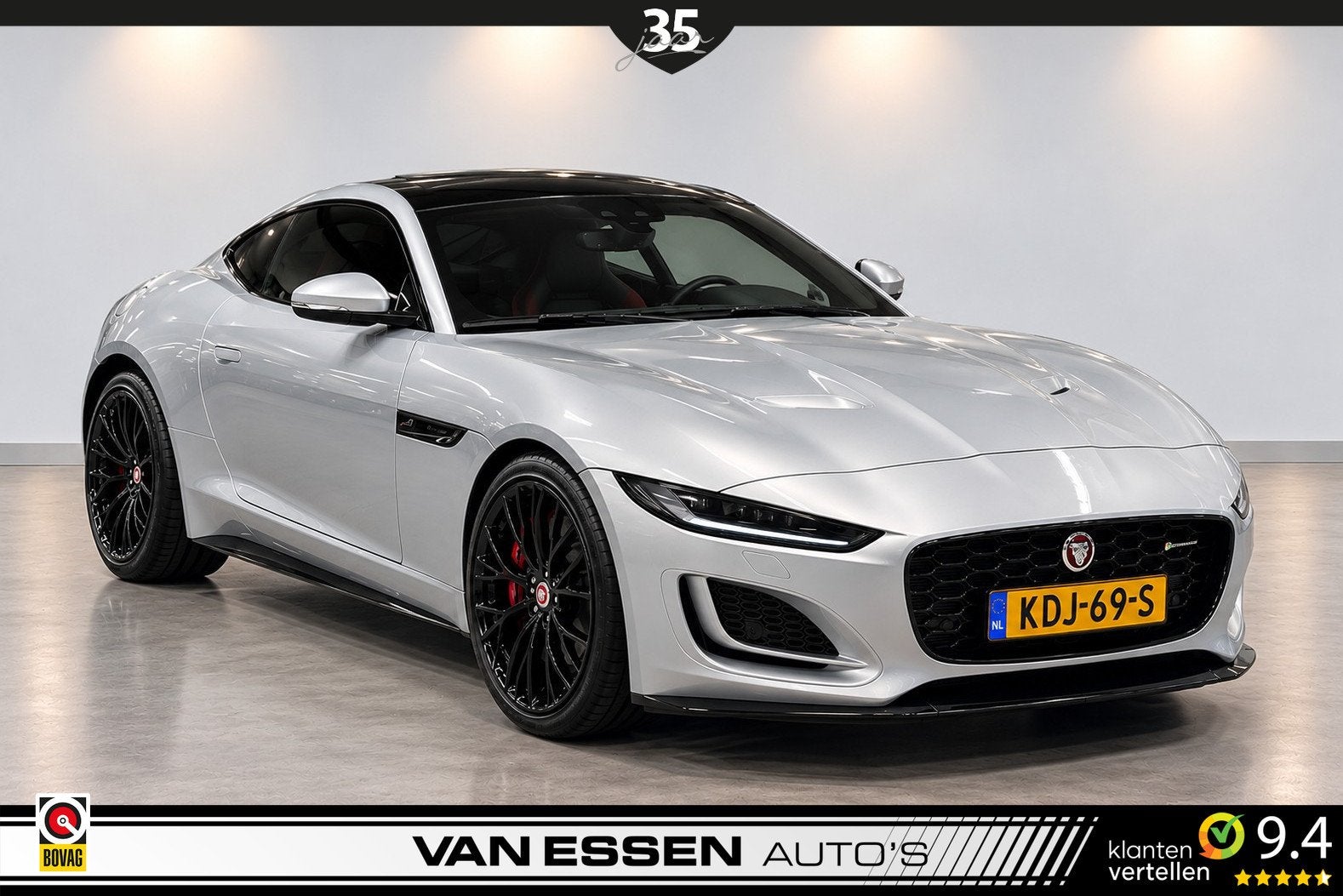 Jaguar F-Type P300 RWD First Edition | MERIDIAN | PANO | LED, Auto's, Automaat, Euro 6, 4 cilinders, Bedrijf