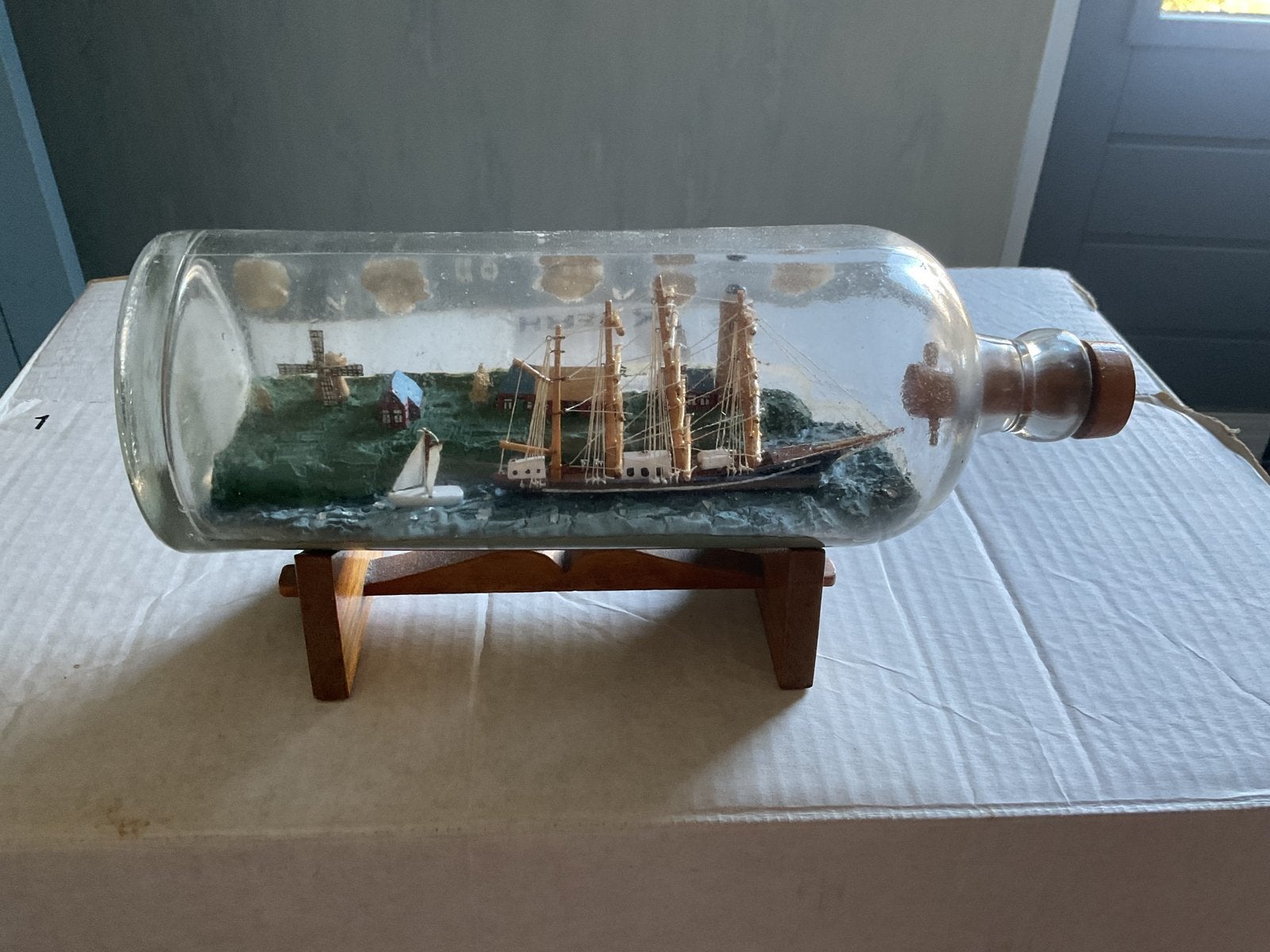 Schip in fles, Ophalen, Gebruikt