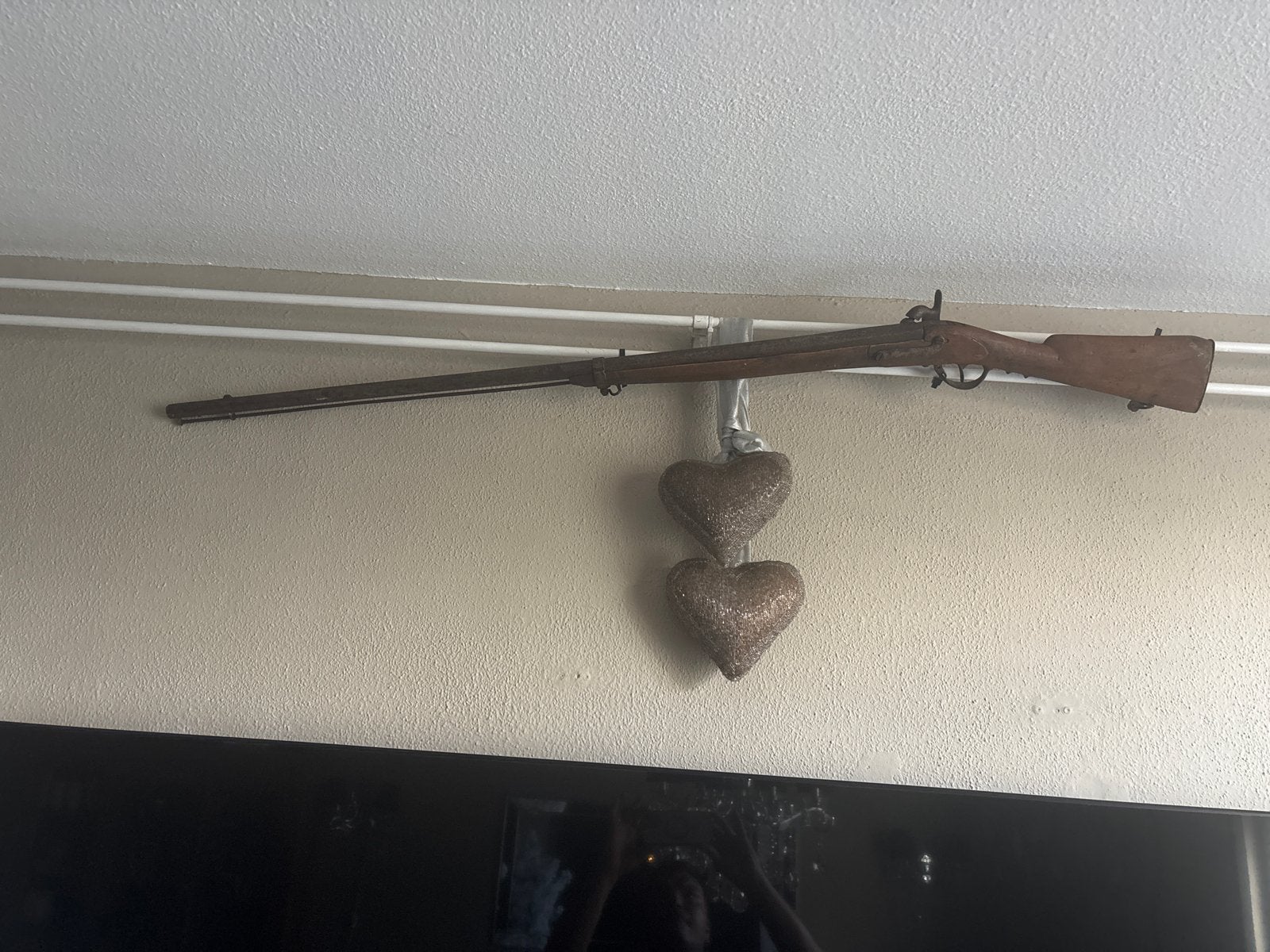 Decoratief geweer - Antieke look, Antiek en Kunst, Ophalen of Verzenden