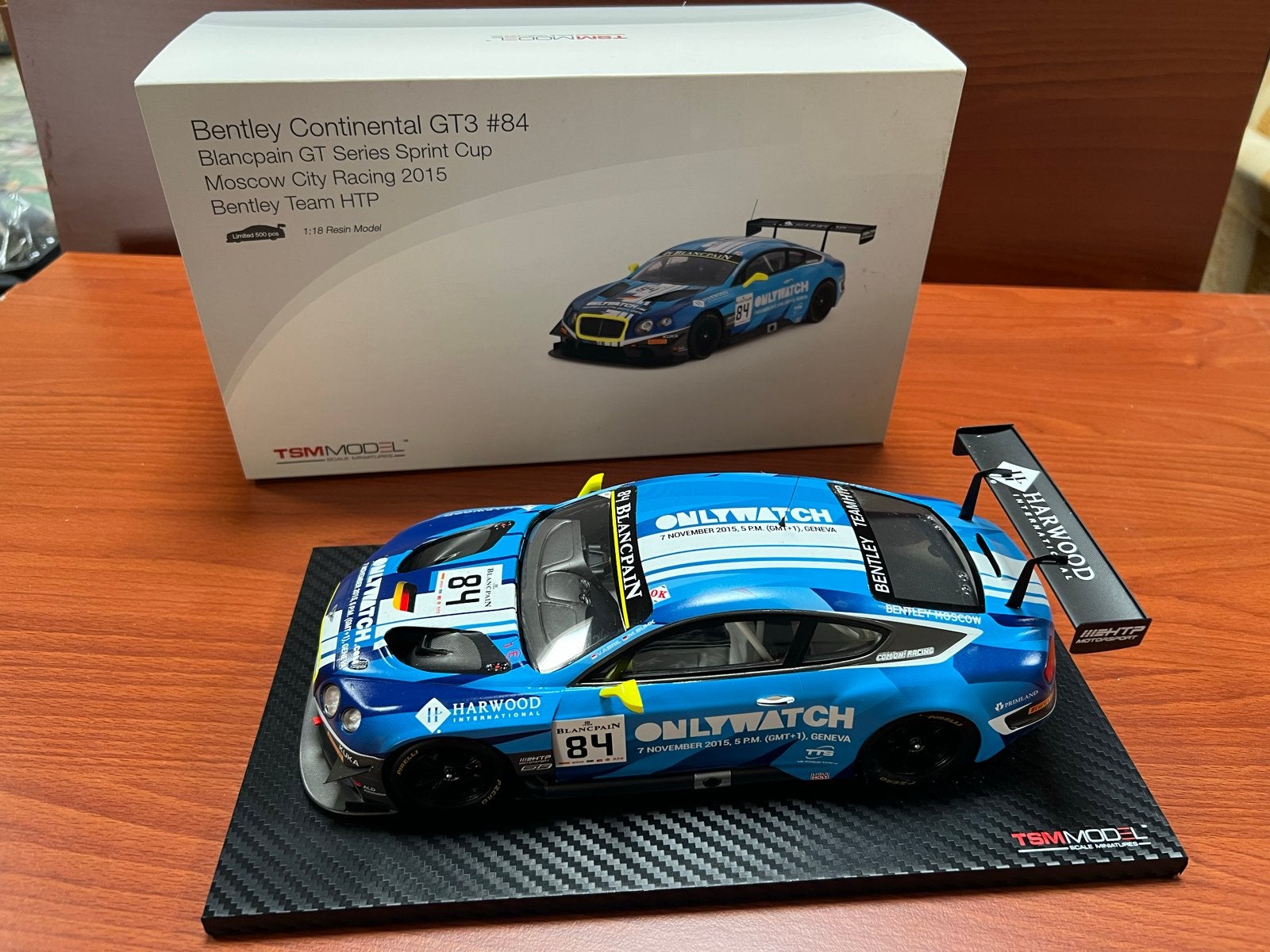 Bentley GT3 1:18 TSM Blanpain Series 2015 - Nieuwstaat, Ophalen of Verzenden, Nieuw, Auto, Overige merken