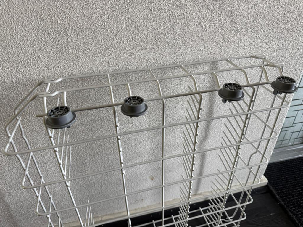 8x ORIGINELE Korfwieltjes Bosch / Siemens Onderkorf, Ophalen, Zo goed als nieuw