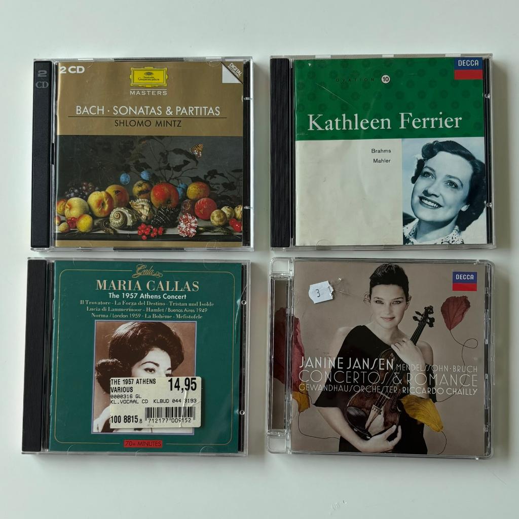 Shlomo Mintz, Kathleen Ferrier, Maria Callas, Janine Jansen, Ophalen of Verzenden, Romantiek, Gebruikt, Vocaal