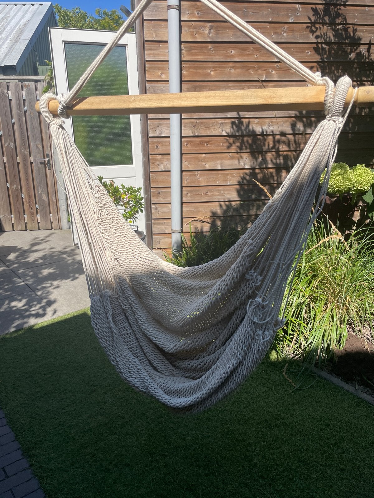 Nieuwe stevige hangstoel/hangmat, Ophalen, Nieuw, Eenpersoons, Binnen