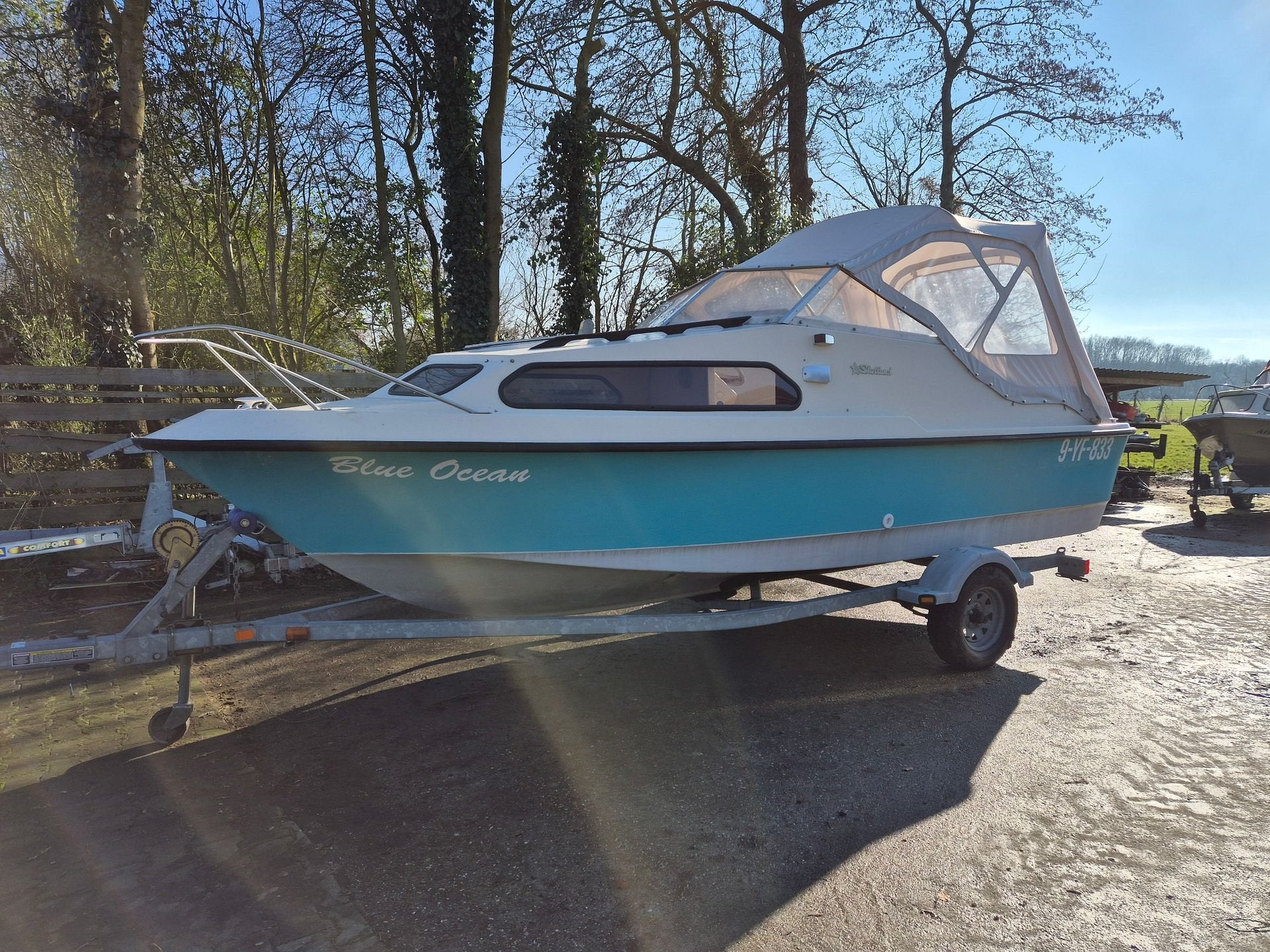 Schitterende Shetland 570 met 9.9 pk 4-tact Yamaha, -, Gebruikt, -, -