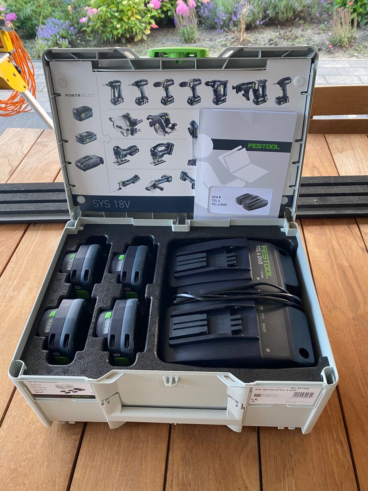 Festool 18V, 4 x 4.0Ah, TCL 6 Duo accu/batterypack, Ophalen of Verzenden, Nieuw