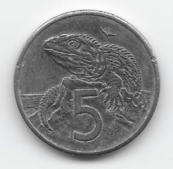 Nieuw-Zeeland 5 cents 1989 KM# 60, Postzegels en Munten, Munten | Oceanië, Verzenden, Losse munt