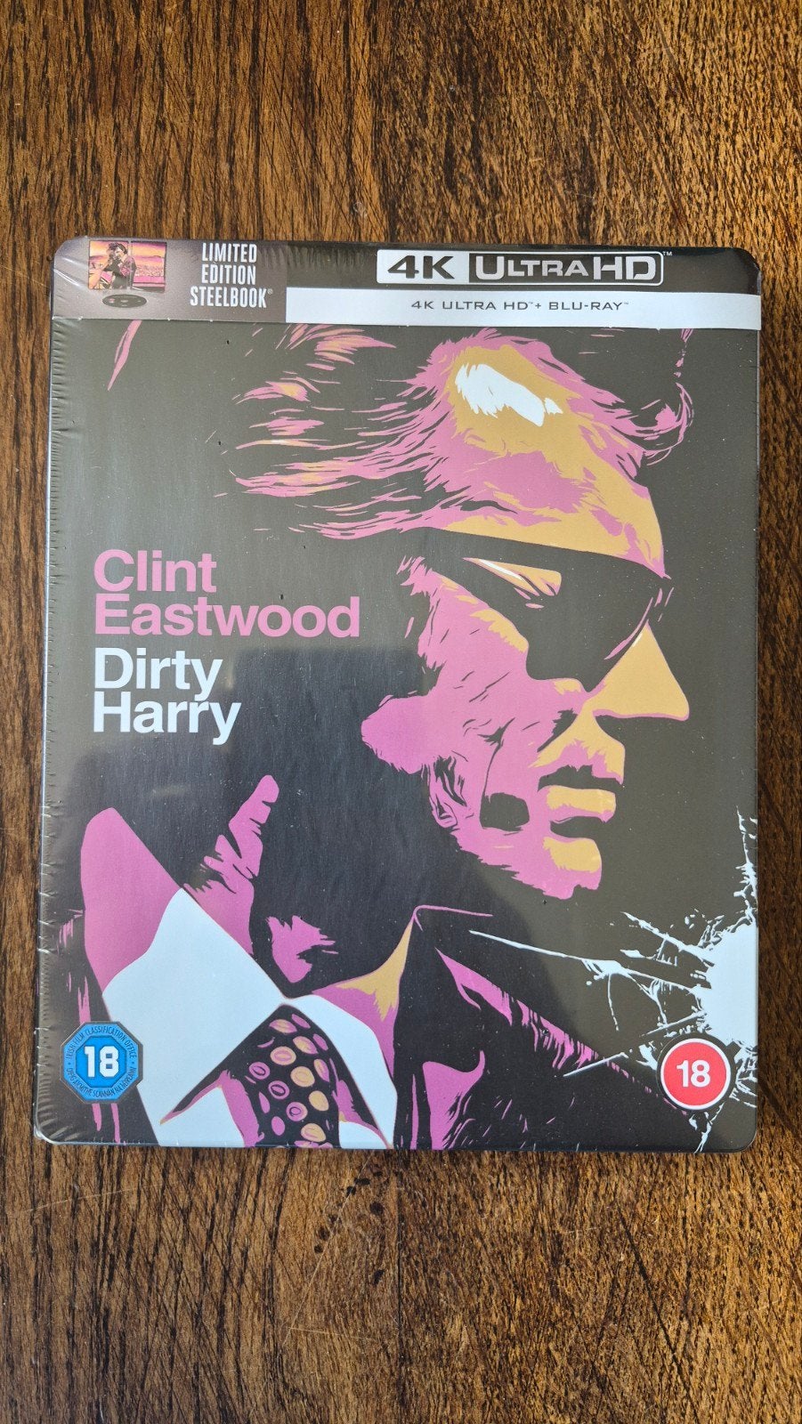 Dirty Harry 4K Ultra HD + Blu-ray Steelbook (Nieuw), Cd's en Dvd's, Vanaf 18 jaar, Engels, Film, Nederlands