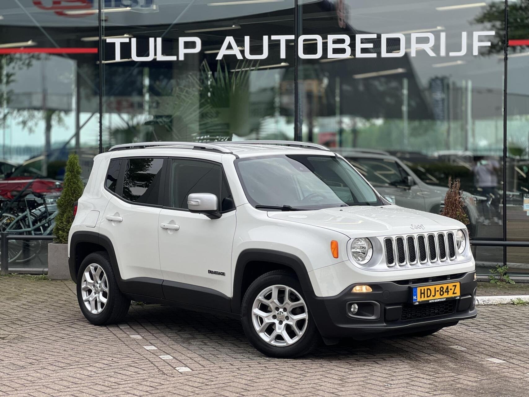 Jeep Renegade 1.4 MultiAir Limited Automaat Clima Cruise, Auto's, Stof, Gebruikt, 4 cilinders, Wit