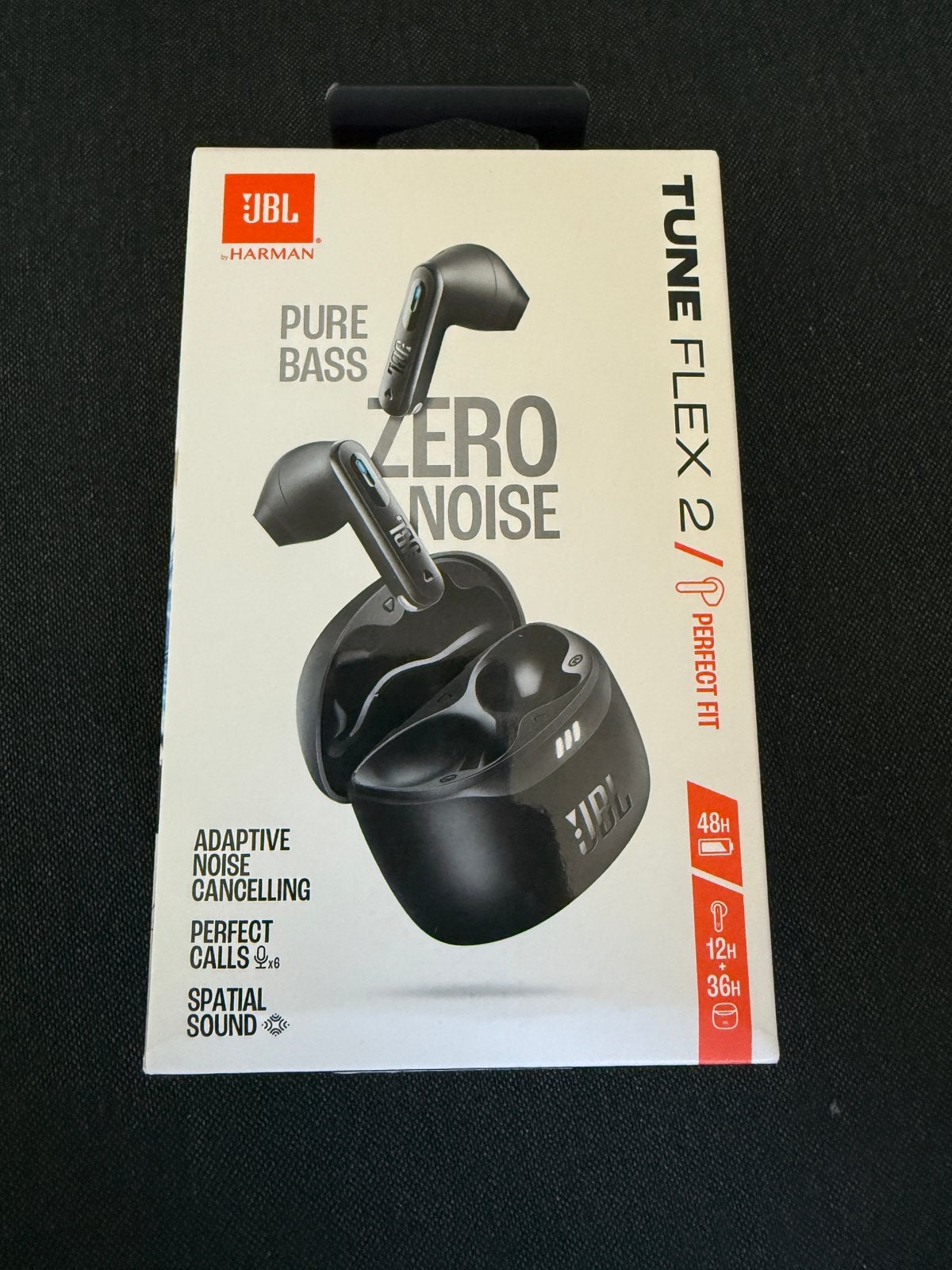 JBL Tune Flex 2 zwart bluetooth oortjes ongeopend, Zwart, In gehoorgang (in-ear), Nieuw, Ophalen of Verzenden