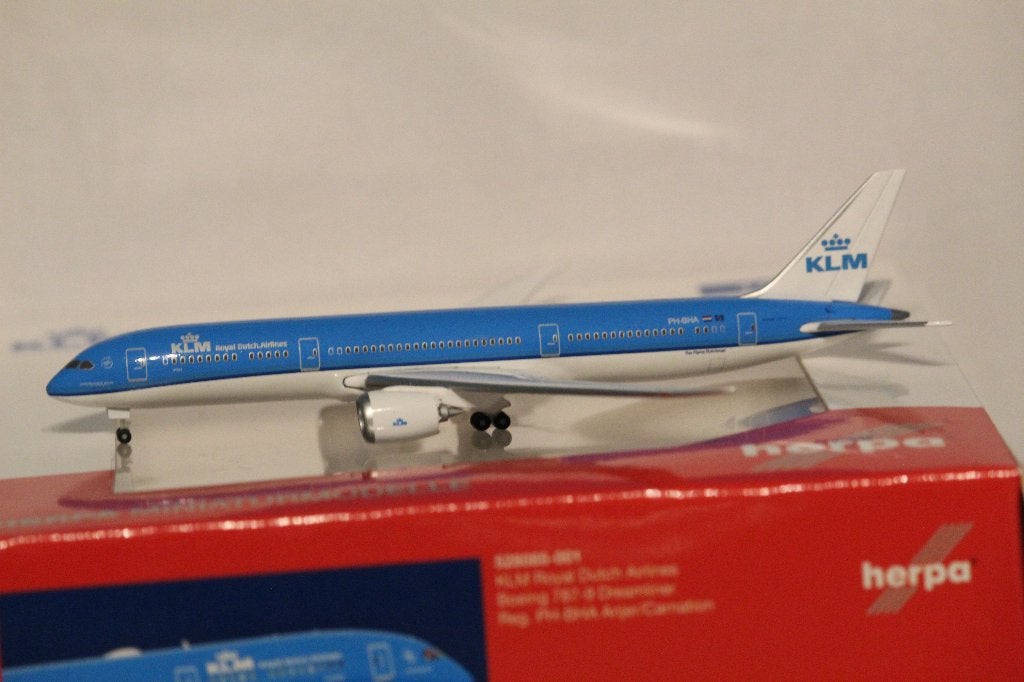 Herpa 528085-001 KLM 787-9, Ophalen of Verzenden, Nieuw, Schaalmodel