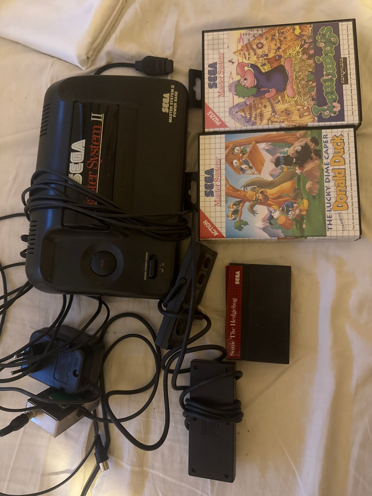 Sega Master System II getest en werkend + 3 games, Spelcomputers en Games, Spelcomputers | Sega, Master System, Ophalen of Verzenden