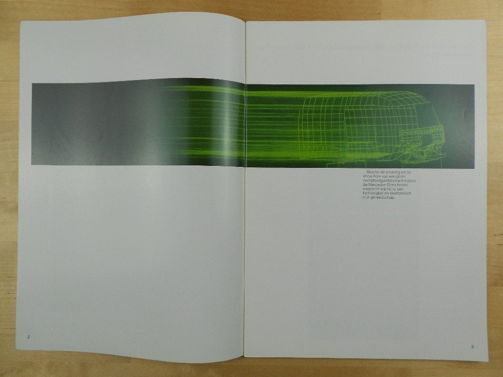 Mercedes Brochure 1984 207 209 210 307 309 310 407 409 D 410, Boeken, Zo goed als nieuw, Mercedes-Benz, Mercedes, Ophalen of Verzenden
