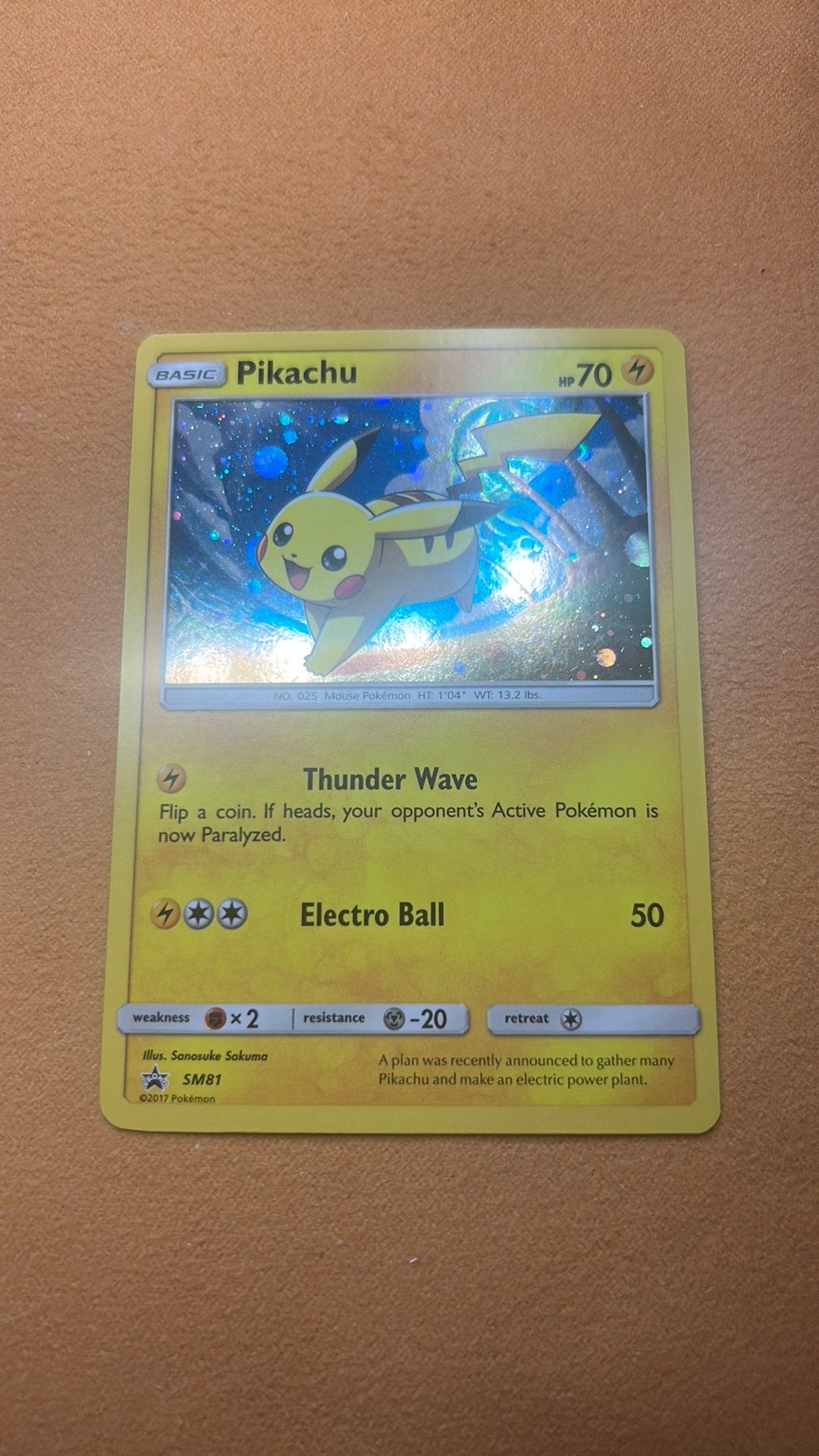 Pikachu sm81, Ophalen of Verzenden, Zo goed als nieuw