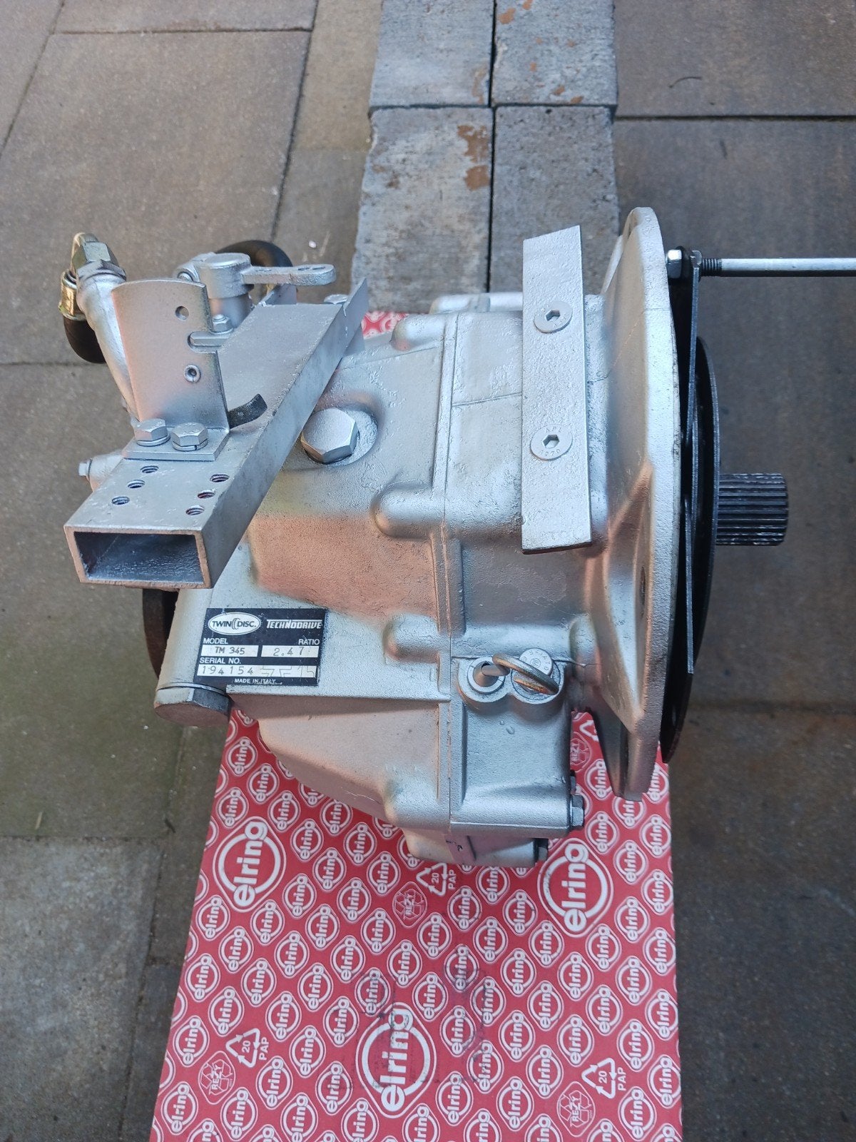 Twin disc TM 345 hydraulische , keerkoppeling, Ophalen, Gebruikt, Motor en Techniek, Zeilboot of Motorboot
