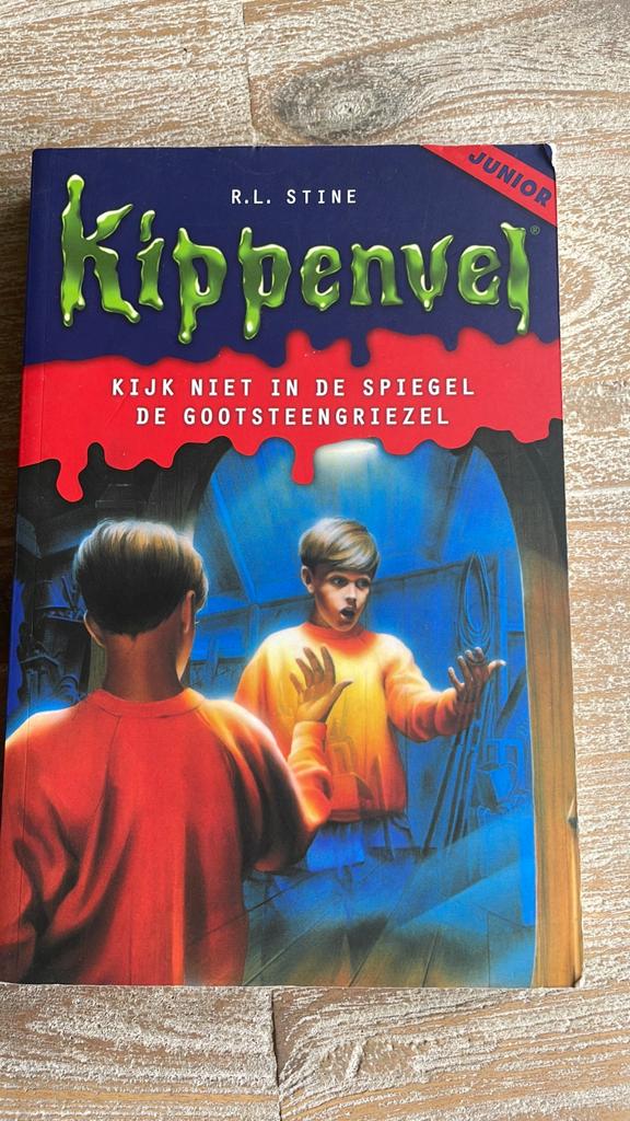 BOEK; KIPPENVEL KIJK NIET IN DE SPIEGEL DE GOOTSTEENGRIEZEL, Boeken, Kinderboeken | Jeugd | 10 tot 12 jaar, Ophalen of Verzenden
