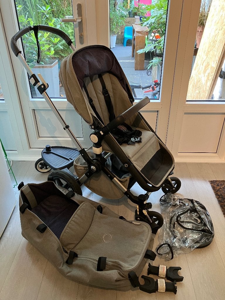 Bugaboo Cameleon 3 & meerijdplankje, koop of ruil voor fiets, Gebruikt, Bugaboo, Verstelbare duwstang, Ophalen