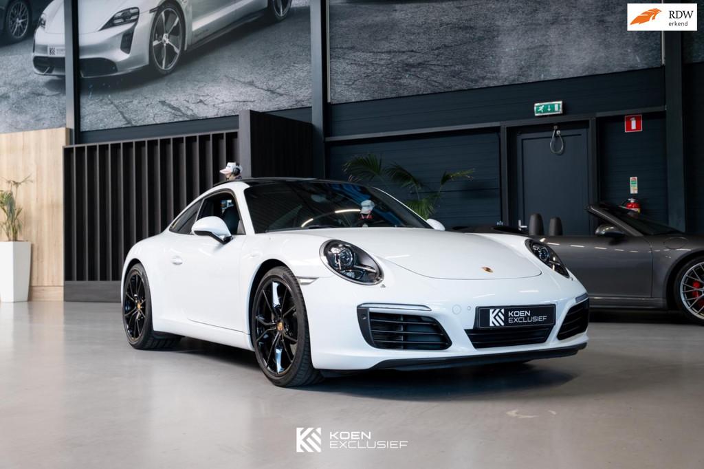 Porsche 911 991 3.0. (2016 NL) Carrera wit metallic, PASM, S, Auto's, Porsche, Achterwielaandrijving, Gebruikt, 4 stoelen, Wit