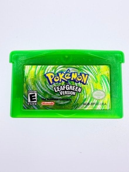 Pokémon LeafGreen Version - Game Boy Advance usa variant, Spelcomputers en Games, Gebruikt, 1 speler, Ophalen of Verzenden, Role Playing Game (Rpg)