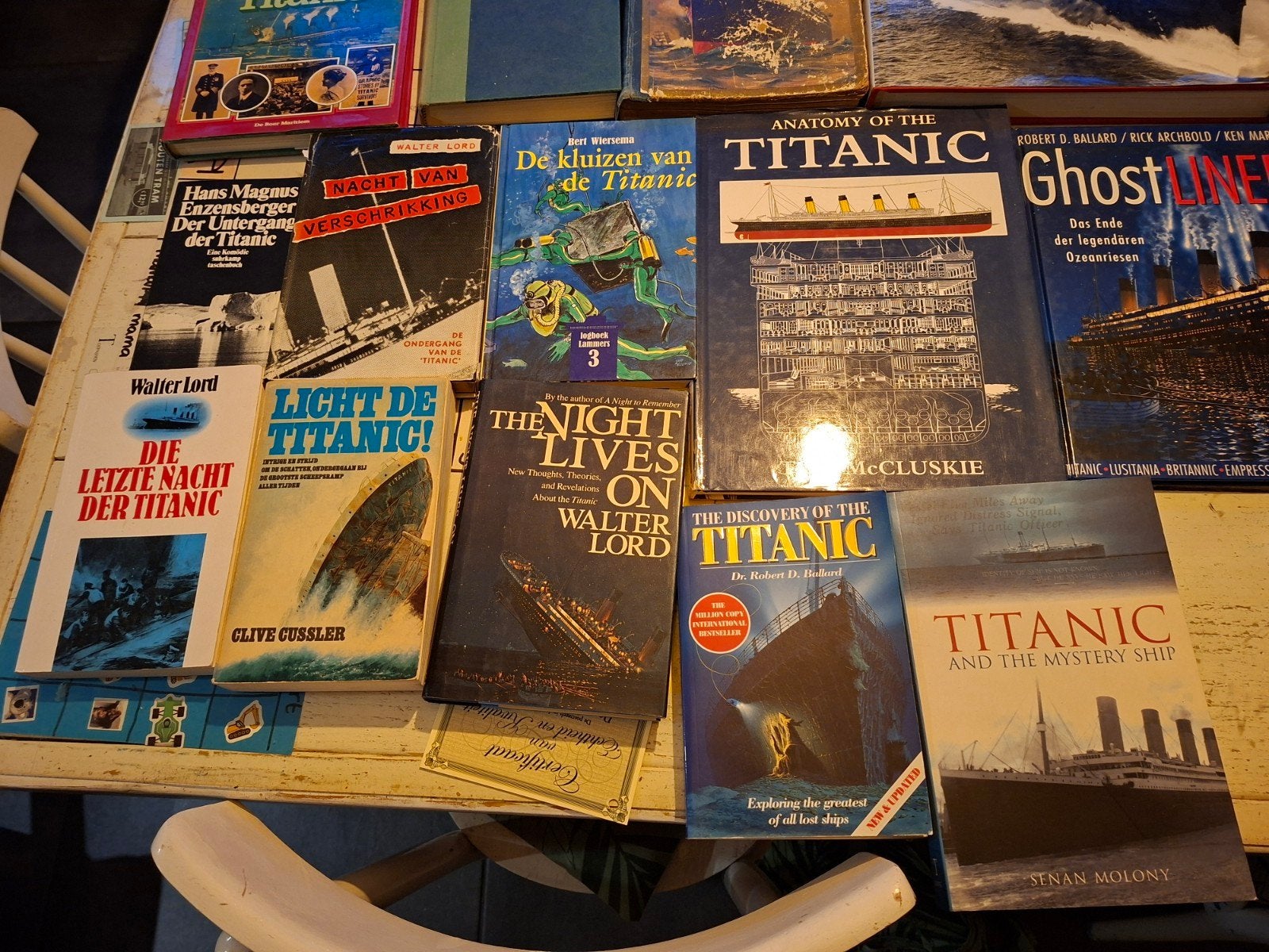 Titanic gerelateerde boeken, 20 stuks, Ophalen of Verzenden, Zo goed als nieuw, Boek of Tijdschrift