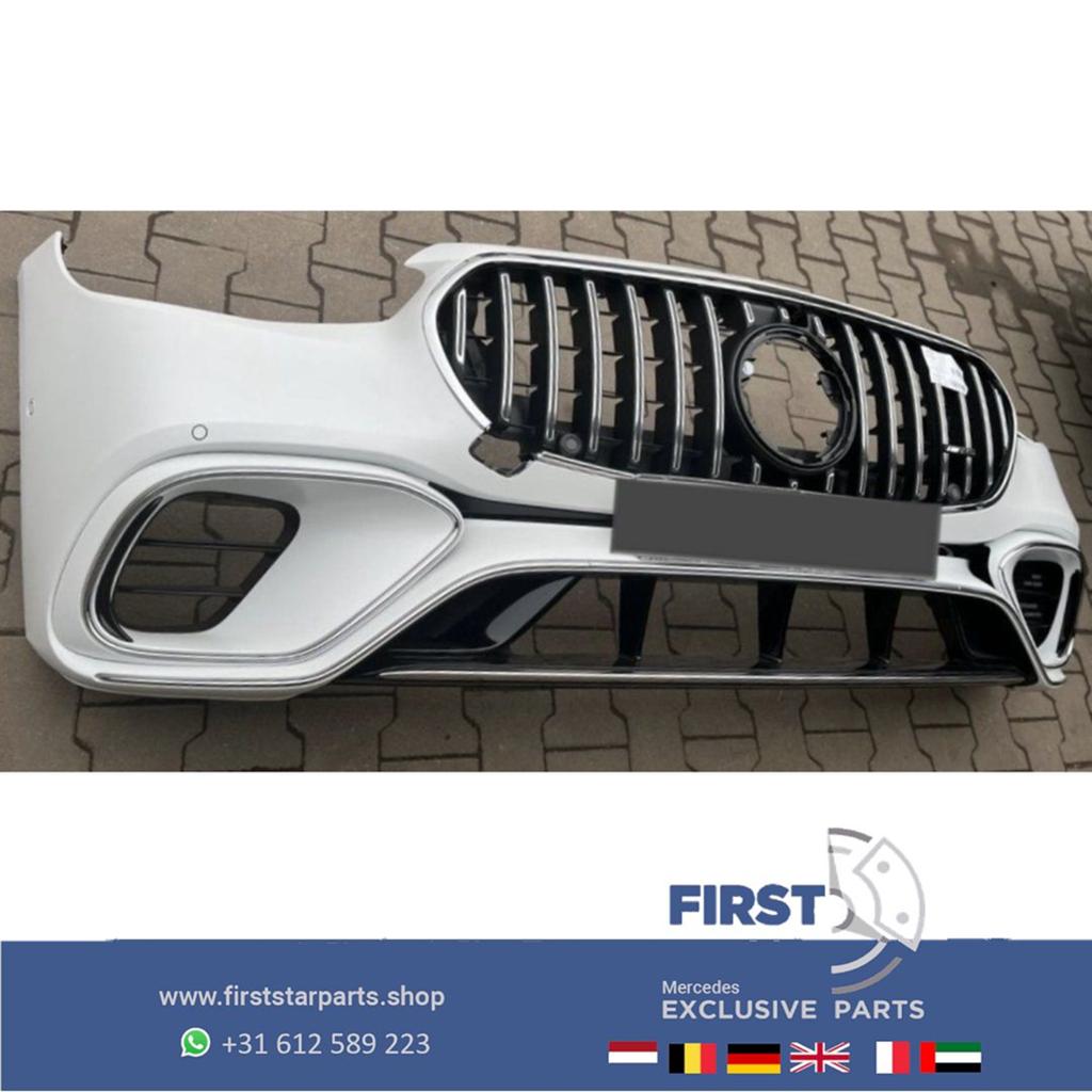 W223 S63 AMG BUMPER A2238853901 S63s  VOORBUMPER S Klasse LI, Gebruikt, -, Ophalen of Verzenden, -